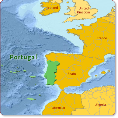 ポルトガルマップ