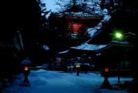 フォトコン・金剛峯寺の寒い夜