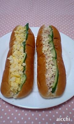 ツナ&卵のチーズフレークサンド