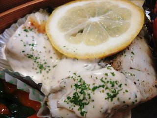 白身魚のソテー　マヨマスタードソース