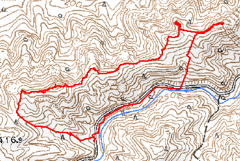 岩岳ルート図